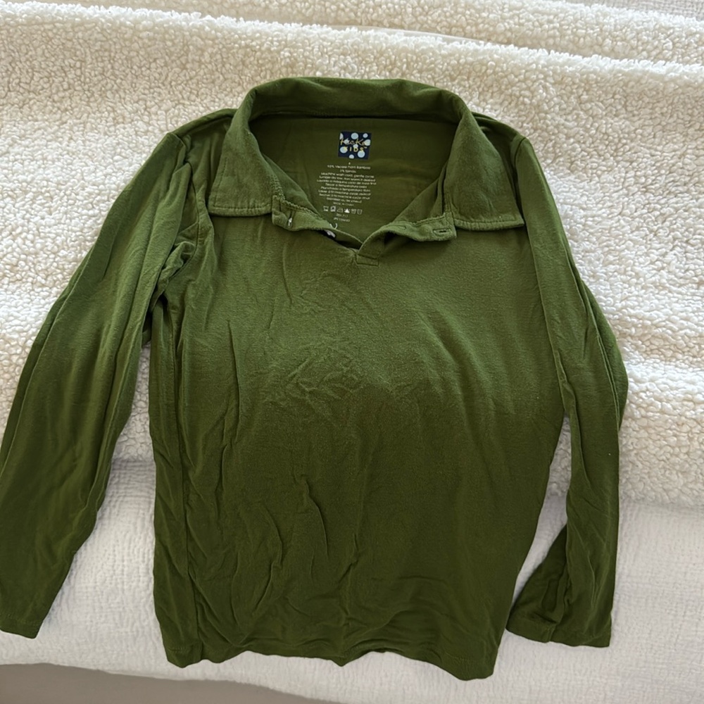 KICKEE PANTS LONG SLEEVE POLO